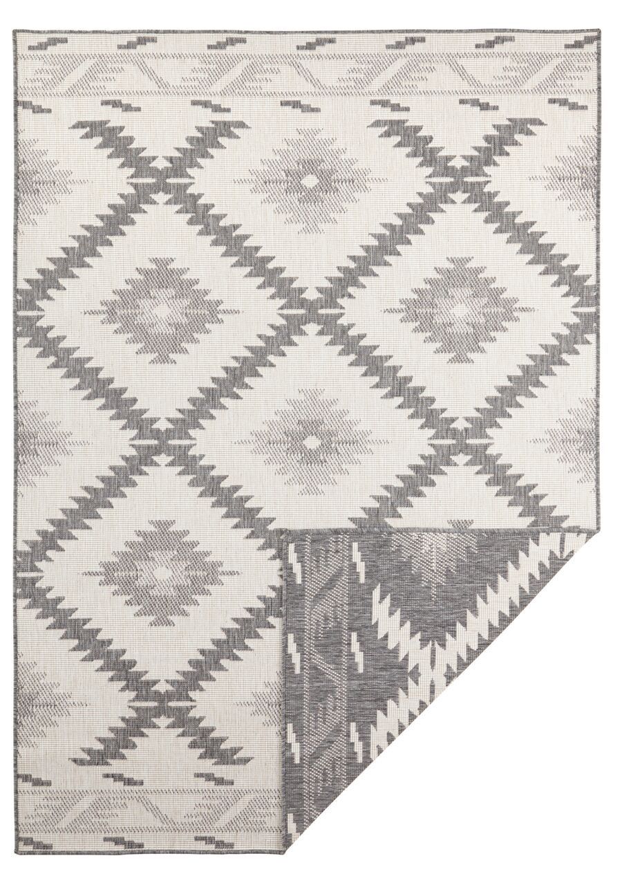 NORTHRUGS - Hanse Home koberce Kusový koberec Twin Supreme 103428 Malibu grey creme – na ven i na doma - 80x150 cm - Mujkoberec.cz