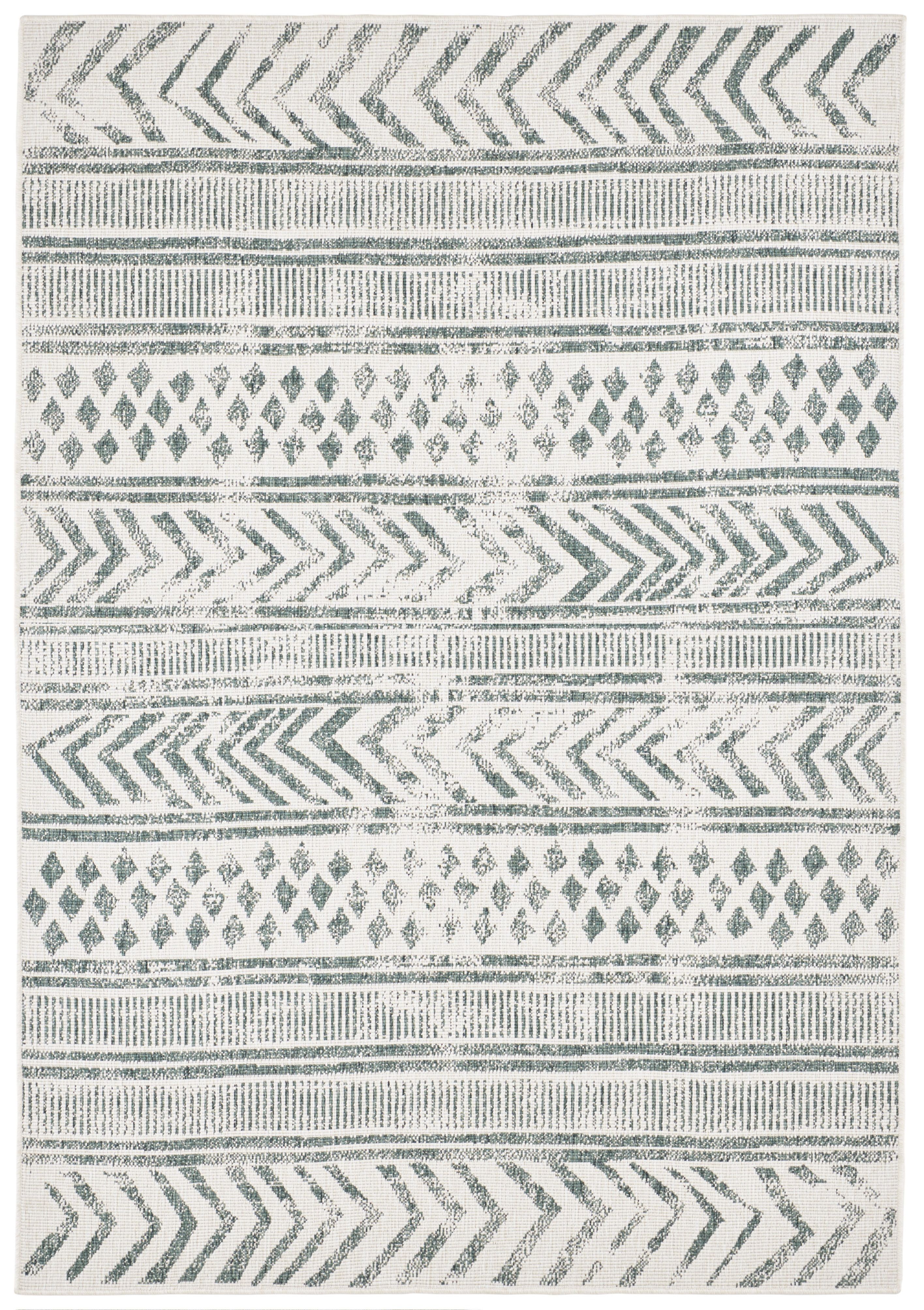 NORTHRUGS - Hanse Home koberce Kusový koberec Twin Supreme 103861 Biri Green/Cream – na ven i na doma - 80x150 cm - Mujkoberec.cz