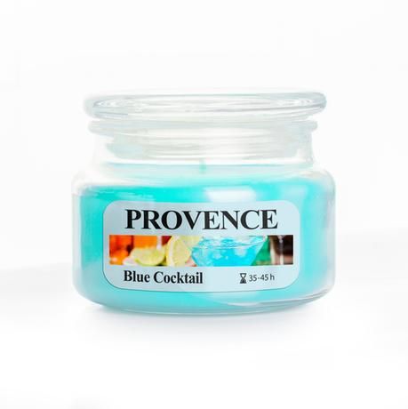 Provence Vonná svíčka ve skle 45 hodin blue cocktail - Kitos.cz