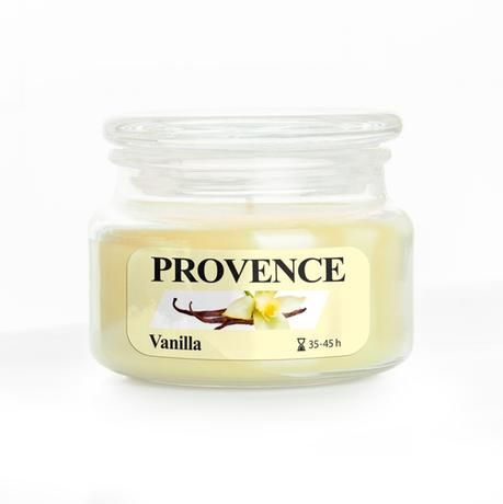 Provence Vonná svíčka ve skle 45 hodin vanilka - Kitos.cz