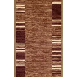 Associated Weavers koberce Protiskluzový běhoun na míru Adagio 17 hnědý s obšitím - šíře 80 cm s obšitím