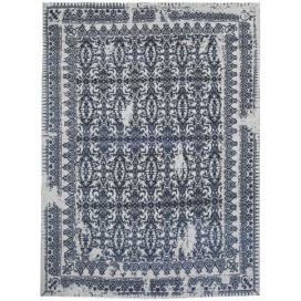 Diamond Carpets koberce Ručně vázaný kusový koberec Diamond DC-JK 7 Silver/denim - 180x275 cm