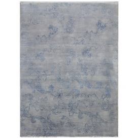 Diamond Carpets koberce Ručně vázaný kusový koberec Diamond DC-KERRY 2 Silver/blue - 180x275 cm Mujkoberec.cz