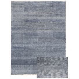 Diamond Carpets koberce Ručně vázaný kusový koberec Diamond DC-MCN Medium blue/silver - 180x275 cm Mujkoberec.cz