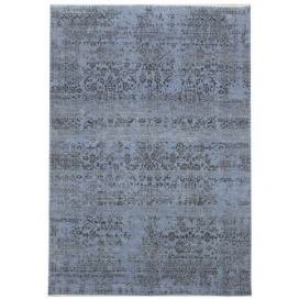 Diamond Carpets koberce Ručně vázaný kusový koberec Diamond DC-JK 1 Jeans blue/black - 180x275 cm Mujkoberec.cz