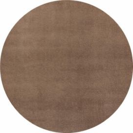Hanse Home Collection koberce Kusový koberec Fancy 103008 Braun - hnědý kruh - 133x133 (průměr) kruh cm Mujkoberec.cz