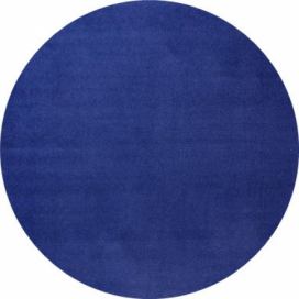Hanse Home Collection koberce Kusový koberec Fancy 103007 Blau - modrý kruh - 133x133 (průměr) kruh cm Mujkoberec.cz