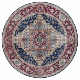 Nouristan - Hanse Home koberce Kusový koberec Asmar 104017 Indigo/Blue kruh - 160x160 (průměr) kruh cm Mujkoberec.cz