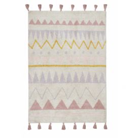 Lorena Canals koberce Přírodní koberec, ručně tkaný Azteca Natural-Vintage Nude - 120x160 cm Mujkoberec.cz