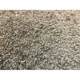 Vopi koberce AKCE: 60x210 cm Metrážový koberec Capri taupe - Rozměr na míru s obšitím cm