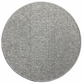 Vopi koberce Kusový koberec Eton šedý 73 kruh - 57x57 (průměr) kruh cm Mujkoberec.cz