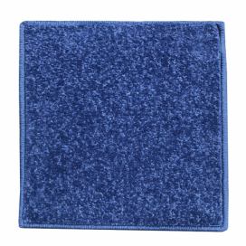 Vopi koberce Kusový koberec Eton modrý 82 čtverec - 80x80 cm Mujkoberec.cz