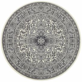 Nouristan - Hanse Home koberce Kruhový koberec Mirkan 104437 Cream - 160x160 (průměr) kruh cm