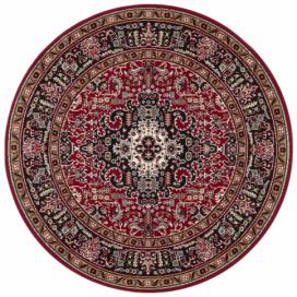 Nouristan - Hanse Home koberce Kruhový koberec Mirkan 104095 Red - 160x160 (průměr) kruh cm Mujkoberec.cz