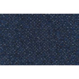 Metrážový koberec New Techno 3535 tm. modré, zátěžový - Bez obšití cm