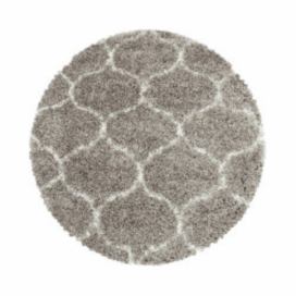 Ayyildiz koberce Kusový koberec Salsa Shaggy 3201 beige kruh - 80x80 (průměr) kruh cm Mujkoberec.cz