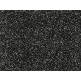 Vebe  Metrážový koberec Santana 50 černá s podkladem resine, zátěžový - Bez obšití cm