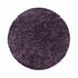 Ayyildiz koberce Kusový koberec Sydney Shaggy 3000 violett kruh - 80x80 (průměr) kruh cm Mujkoberec.cz