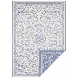 NORTHRUGS - Hanse Home koberce Kusový koberec Twin Supreme 103867 Leyte Blue/Cream – na ven i na doma - 200x290 cm