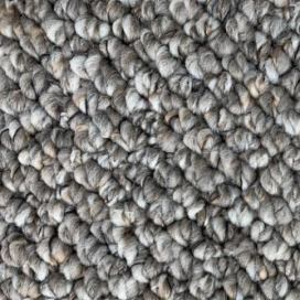 Vopi koberce Kusový koberec Wellington šedý čtverec - 60x60 cm Mujkoberec.cz