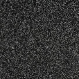 AKCE: 100x290 cm Metrážový koberec Rolex 0900 černá - Rozměr na míru bez obšití cm