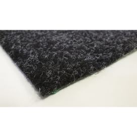 Betap koberce Jediný černý travní koberec Wembley - Spodní část s nopy (na pevné podklady) cm