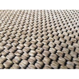 Vopi koberce AKCE: 100x400 cm Metrážový koberec Nature světle béžový - Rozměr na míru bez obšití cm