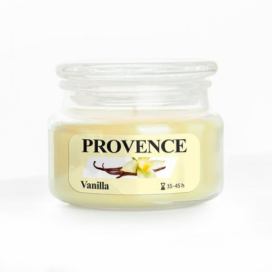 Provence Vonná svíčka ve skle 45 hodin vanilka Kitos.cz