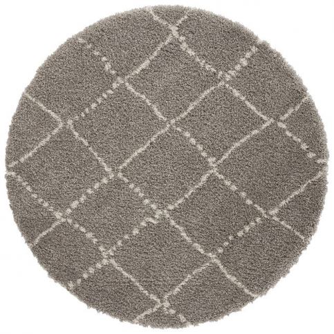 Mint Rugs - Hanse Home koberce AKCE: 160x160 (průměr) kruh cm Kusový koberec Allure 102752 Grey/Cream - 160x160 (průměr) kruh cm Mujkoberec.cz