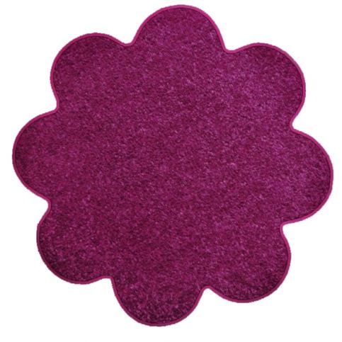 Vopi koberce Kusový koberec Eton fialový květina - 120x120 kytka cm Mujkoberec.cz