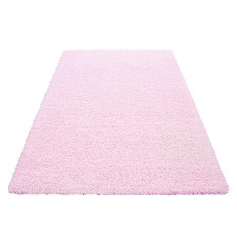 Ayyildiz koberce Kusový koberec Life Shaggy 1500 pink - 60x110 cm Mujkoberec.cz