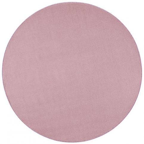 Hanse Home Collection koberce Kusový koberec Nasty 104446 Light-Rose  - 133x133 (průměr) kruh cm Mujkoberec.cz