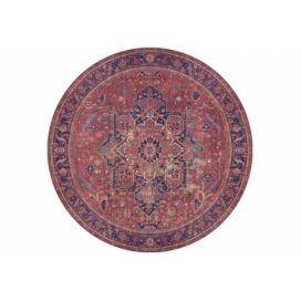 Conceptum Hypnose Kulatý koberec Blues Chenille 150 cm červený