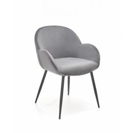 Halmar jídelní židle K480 barva: šedá