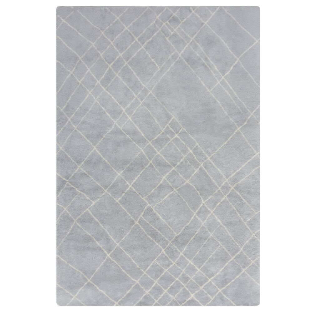 Flair Rugs koberce Kusový koberec Furber Alisha Fur Berber Grey/Ivory - 120x170 cm - Mujkoberec.cz