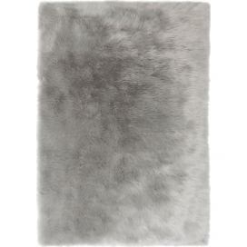 Flair Rugs koberce Kusový koberec Faux Fur Sheepskin Grey Rozměry koberců: 180x290 Mdum