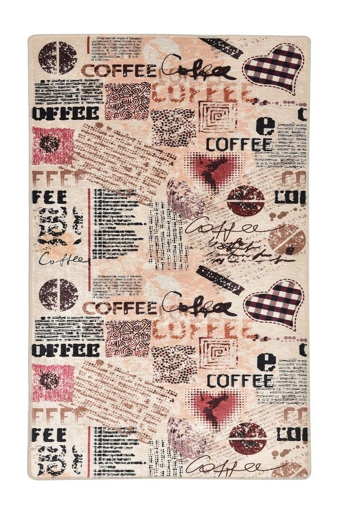 Conceptum Hypnose Koberec Coffee 80x200 cm béžový/růžový - Houseland.cz