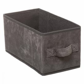DekorStyle Úožný textilní box BULET šedý