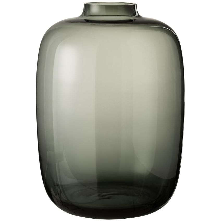 Zelená skleněná váza J-Line Nogun 45 cm - Designovynabytek.cz