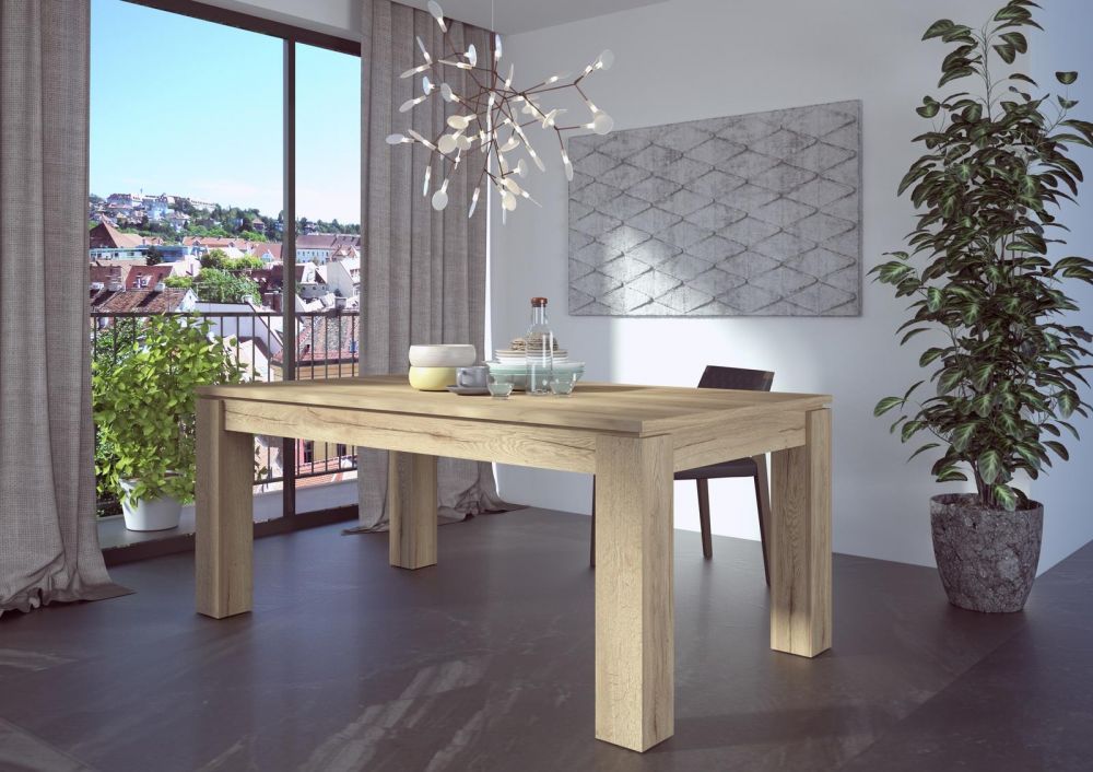 Aldo Designový rozkládací jídelní stůl Frame oak - Nábytek ALDO