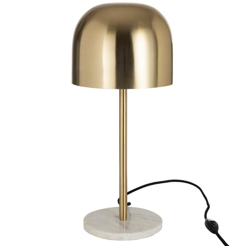 Zlatá mosazná stolní lampa J-Line Surya 49 cm - Designovynabytek.cz