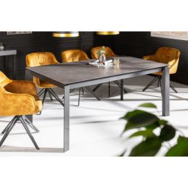LuxD Roztahovací jídelní stůl Narissara 180-240 cm antracit