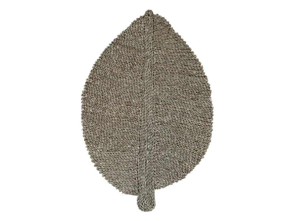 Koberec ve tvaru listu z mořské trávy Leaf - 60*90cm Chic Antique - LaHome - vintage dekorace