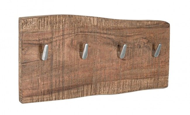 BIZZOTTO dřevěný věšák ELMER se čtyřmi háčky 20x45 cm - iodesign.cz