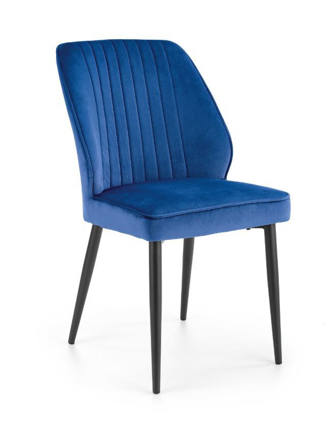 Halmar Jídelní židle K432 - modrá - ATAN Nábytek