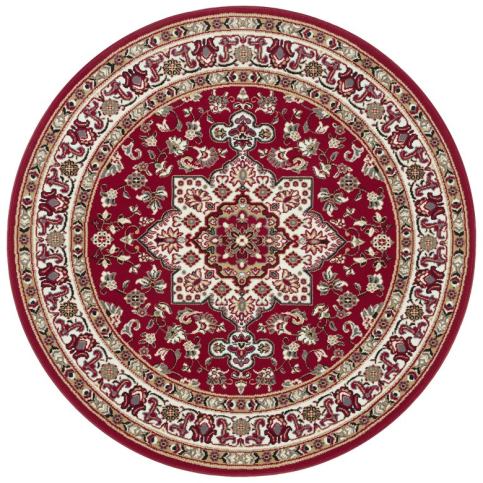 Nouristan - Hanse Home koberce Kruhový koberec Mirkan 104103 Red - 160x160 (průměr) kruh cm Mujkoberec.cz