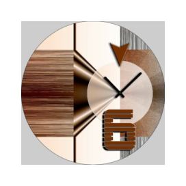 Designové nástěnné hodiny 5086-0002 DX-time 40cm