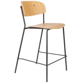 White Label Dřevěná barová židle WLL Jolien 65 cm