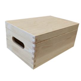   Dřevěný univerzální box s víkem, 30 x 20 x 13 cm\r\n