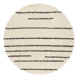 Béžový kulatý koberec ø 160 cm - Ragami